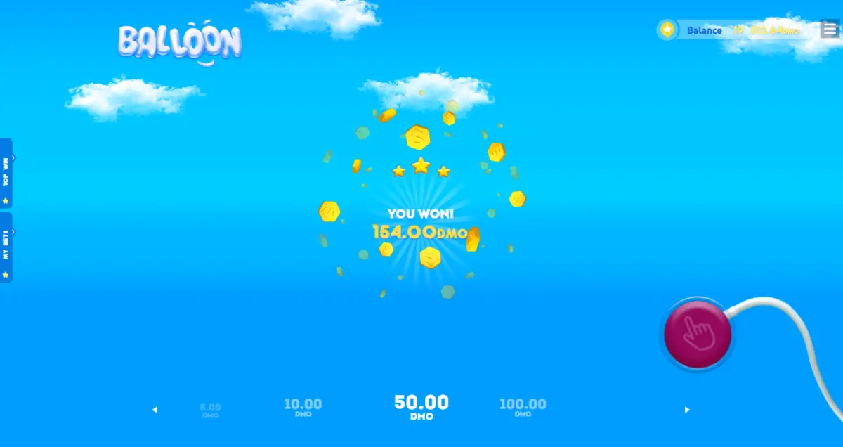 How I hit the jackpot on the Ballonix slot machine?